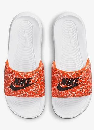 Тапки жен. nike w victori one slide print (арт. cn9676-800) 36.5 (23 см)