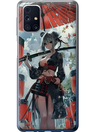 Чехол на samsung galaxy m31s m317f гейша-воин "6124u-2055-851"