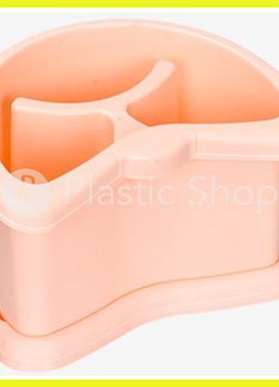Сушилка для столовых приборов irak plastic персиковая