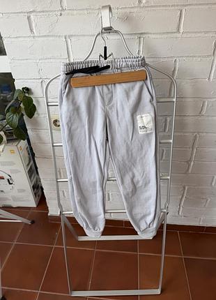 Світло-сірі спортивні штани zara 128 см