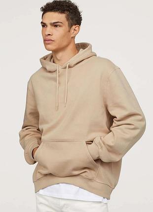 Худи от h&m на флисе мужское