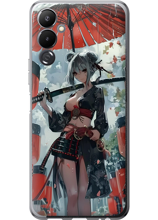 Чехол на tecno pova 4 lg7n гейша-воин "6124u-2967-851"