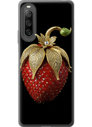 Чохол на sony xperia 10 iv полуниця v3 "5638u-2789-851"