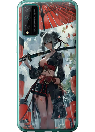 Чохол на huawei honor play 4t pro гейша-воїн "6124u-1914-851"