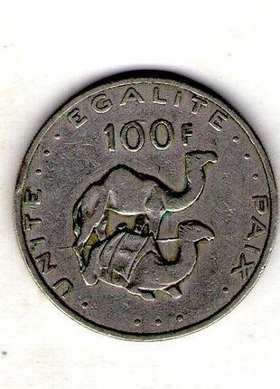Джибути 100 59ов 2004 год медно-никелевый сплав, 12g, ø 30mm no2434