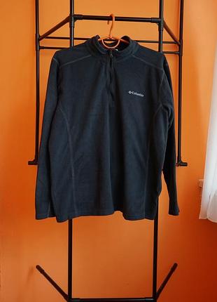Columbia l | темно-синій флісовий пів-зіп
columbia fleece half-zip navy