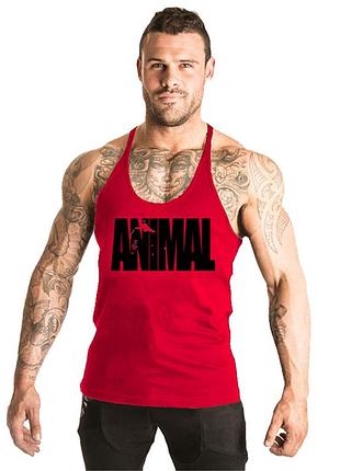 Майка мужская для бодибилдинга "animal" черная xl