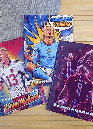 Раскраска ерлинг холанн erling haaland а5 набор 3 шт (37040)
