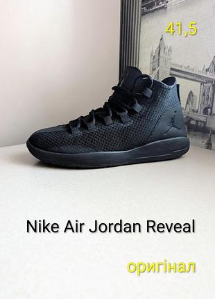 Кроссовки nike air jordan revea (наш 41,5) унисекс черные баскетбольные