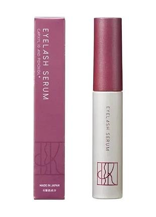 Kisocare mibaeru eyelash serum сыворотка для ресниц с 10% содержанием капиксила, 8 г