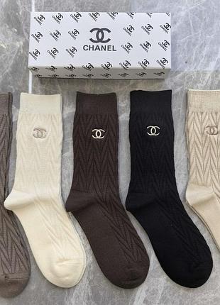 Носки премиум ( набор носков подарочный) chanel