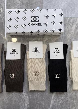 Носки премиум ( набор носков подарочный) chanel 4
