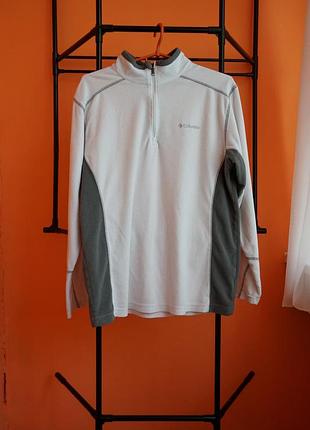 Columbia l | белый флис с серыми вставками
columbia fleece half-zip white grey