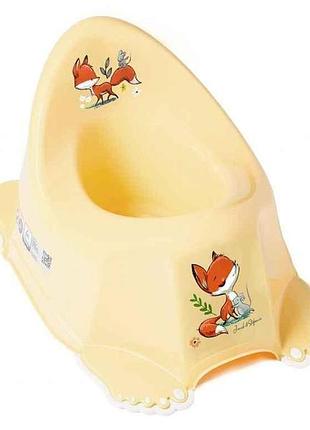 Горшок детский желтый лесная сказка без музыки (ff-001-109, yellow) тм tega