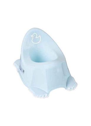 Горшок детский голубой уточка без музыки (dk-001-129, blue) тм tega