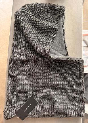 Новий в'язаний шарф zara (із вовною)