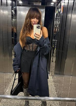 Корсет в синій леопард 2