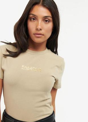 Бежевий топ barbour