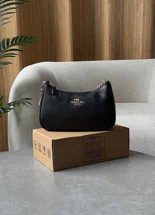 Сумка coach teri shoulder bag black/gold