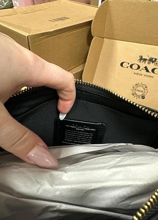 Сумка coach teri shoulder bag black/gold 8