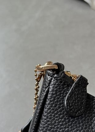 Сумка coach teri shoulder bag black/gold 6