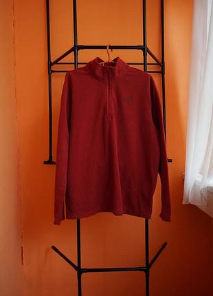 The north face xl | красный флисовый полу-зип
tnf half-zip fleece red men’s