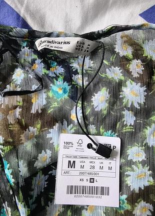 Прозрачная блуза stradivarius,размер м 4