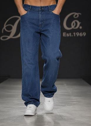 Джинси чоловічі denim co. сині xl бавовна з поліестером