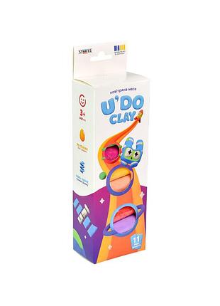 Набір для творчості "u'do clay 11 шт." брикет 10 г strateg (30842) 5104048
