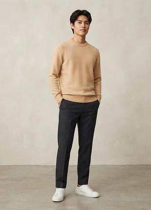 Чоловічий светр h&m regular fit зі 100% вовни (розмір m)