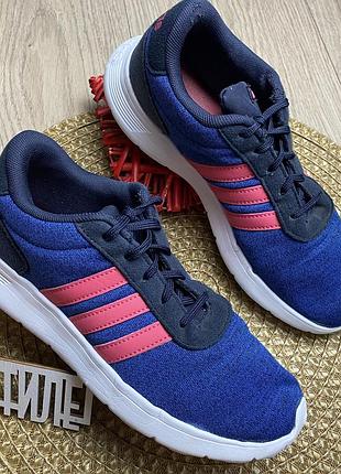 Кросівки adidas дівчинка 36,5р-23,0/23,5см синьо-рожеві