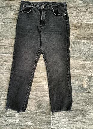 Женские черные джинсы l,xl zara