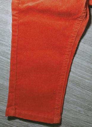 Шикарные яркие штаны, штанишки вельветовые для девочки mayoral, p-p 74 на 9 месяцев9 фото