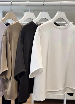 Uniqlo сатинова блуза топ 2