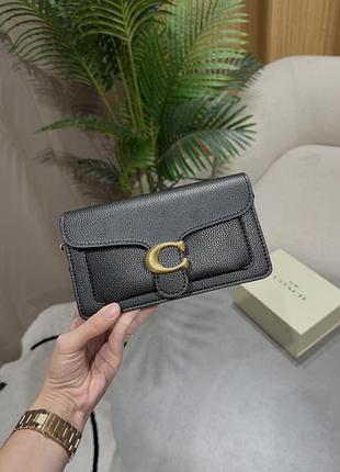 Сумка coach tabby shoulder bag 20 pewter/black 2