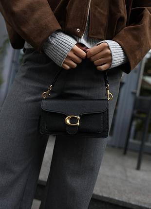 Сумка coach tabby shoulder bag 20 pewter/black 8