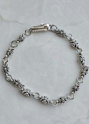 Браслет chrome hearts silver tiny e