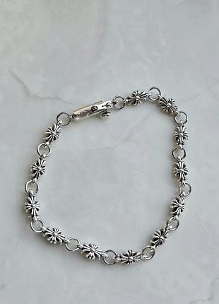 Браслет chrome hearts silver tiny e 2