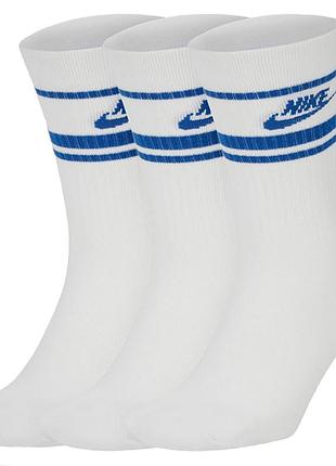 Носки муж. nike u nsw everyday essential crew 3pr - stripes (арт. cq0301-105)