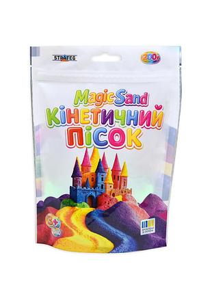 Кінетичний пісок strateg magic sand зелений 200 грамів (31211) 5268114