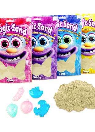 Кинетический песок strateg magic sand в пакете 39403-1 классический, 0,500 кг 4705354