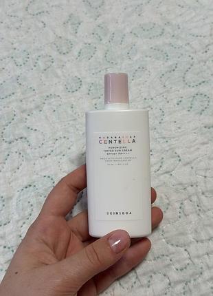 Skin1004 - centella poremizing velvet finish sunscreen - сонцезахисний крем spf50+ pa++++ - 50ml