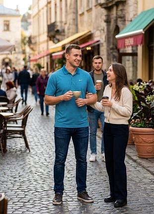 Оригінальне чоловіче поло nike dri-fit