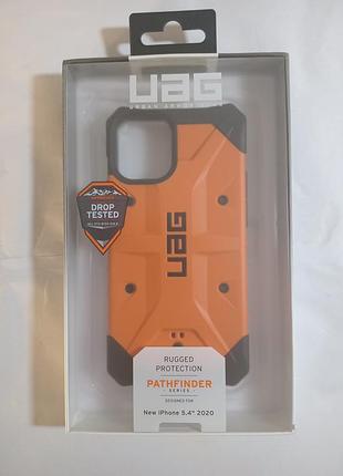 Чехол на иphone 12 mini orange.