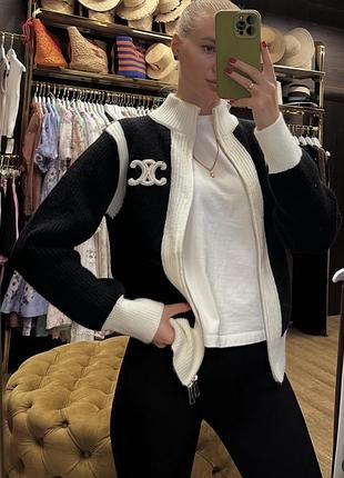 Тепла кофта zip celine