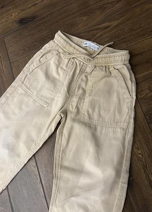 Штани льон zara 4