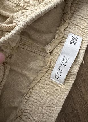 Штани льон zara 5
