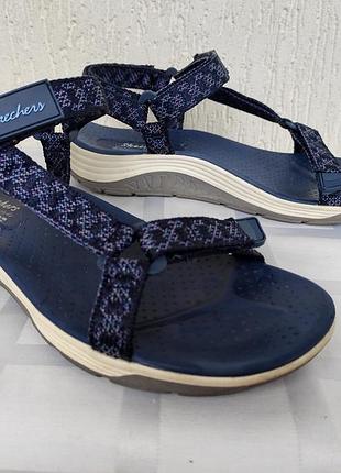 Брендовие текстильние босоножки skechers outdoor lifestyle р.40