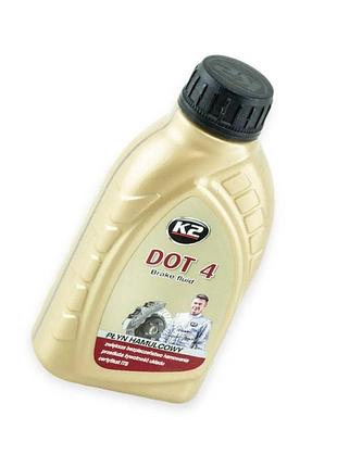 Тормозная жидкость dot 4 (0,5 л) k2 turbo