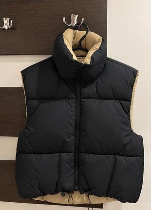 Жилетка дута двостороння zara